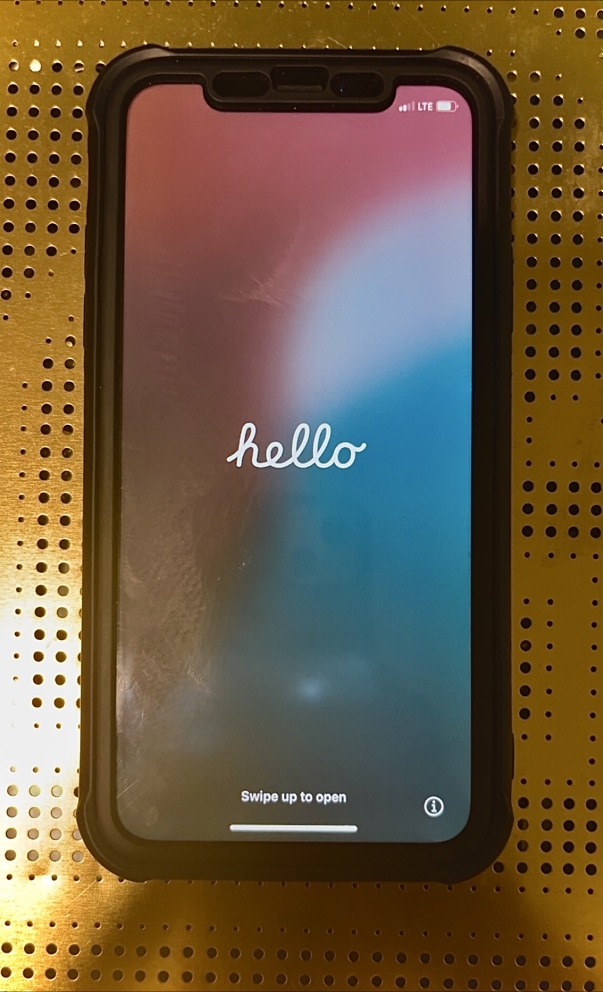 iPhone XR Black with Case