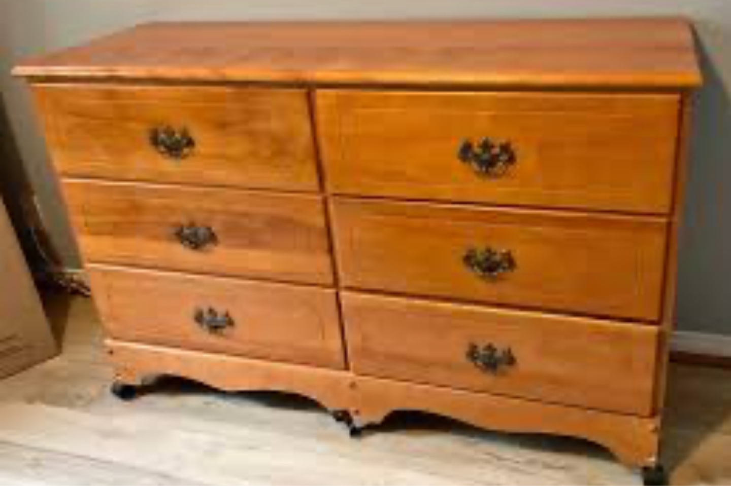 Wooden 6-Drawer Dresser