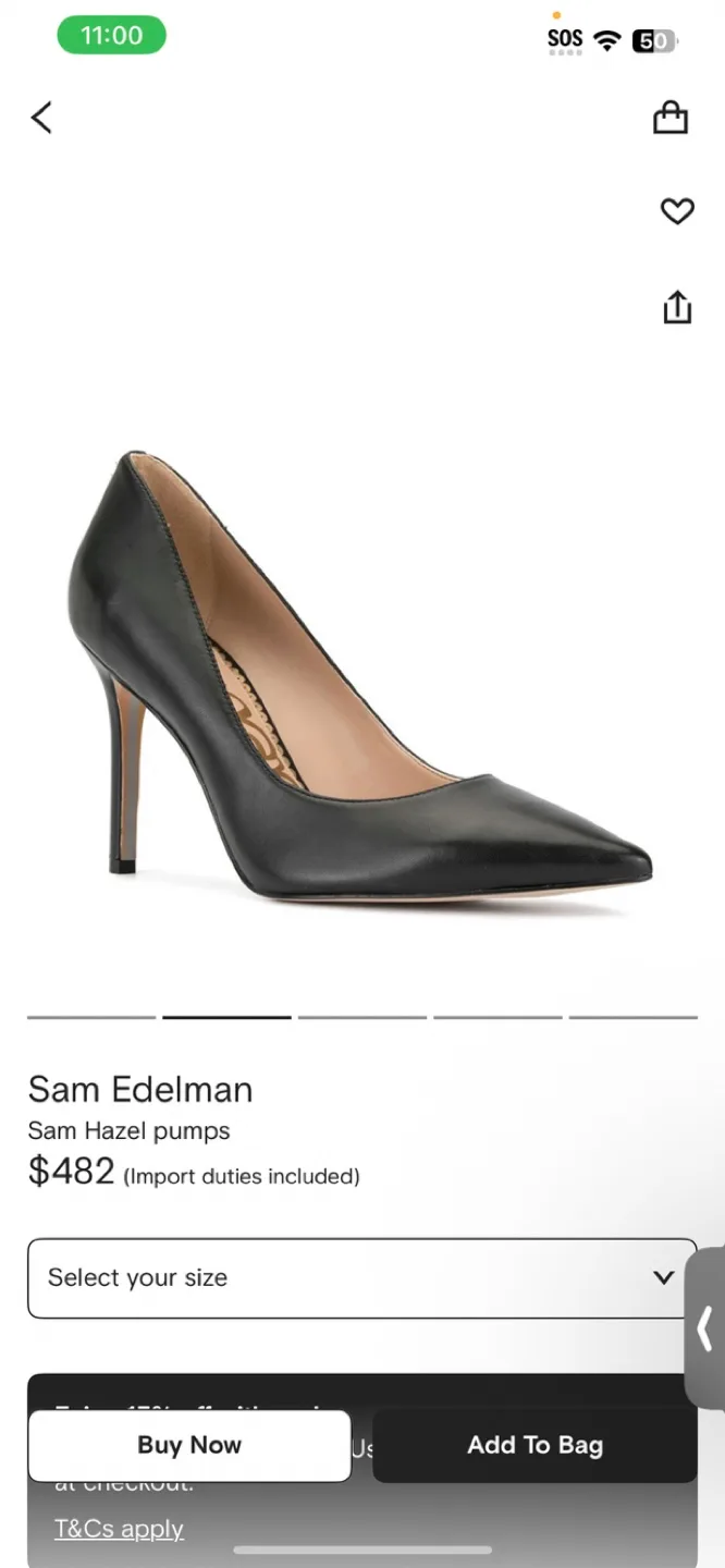 Sam Edelman Black Pumps thumbnail