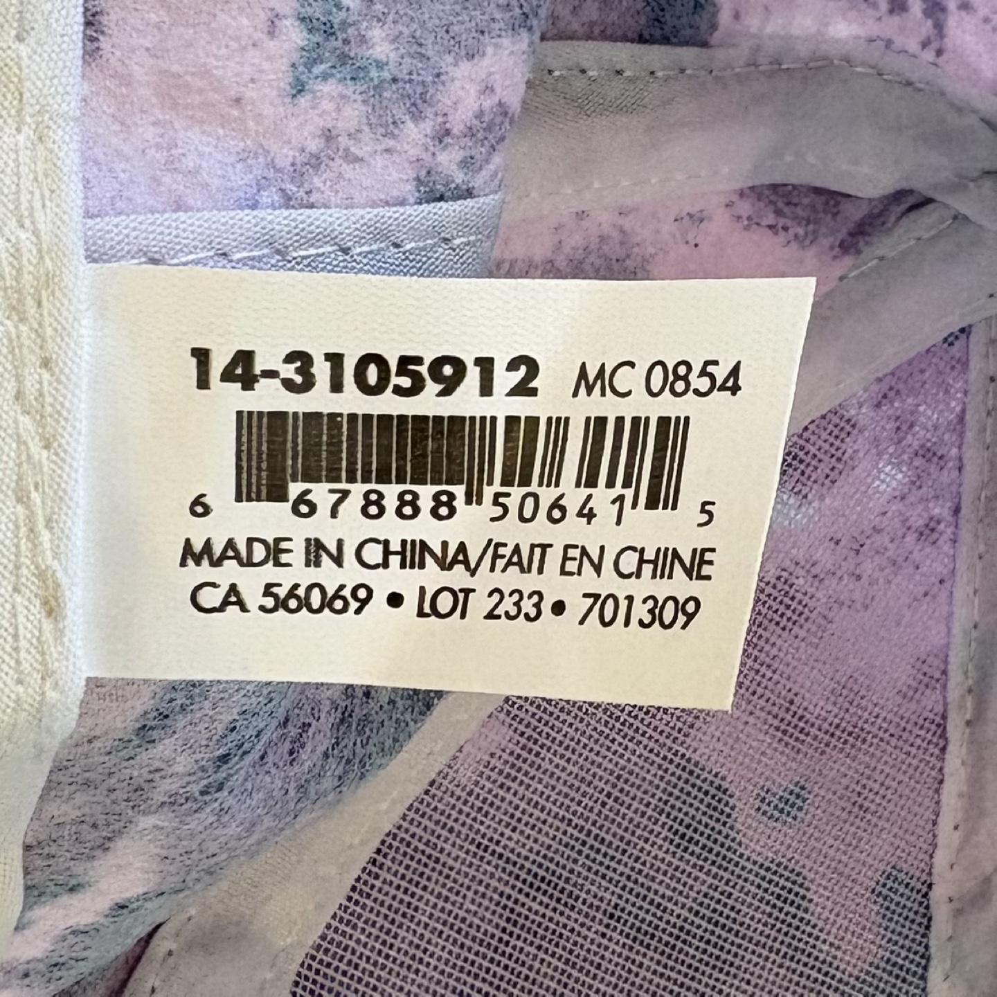 ComfyLuxe Purple Blue Tie Dye Baseball Hat Adjustable Back Cap - photo 5