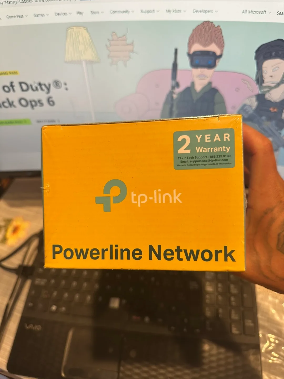 New TP-Link AV600 Powerline Starter Kit TL-PA4010 image indicator(5)