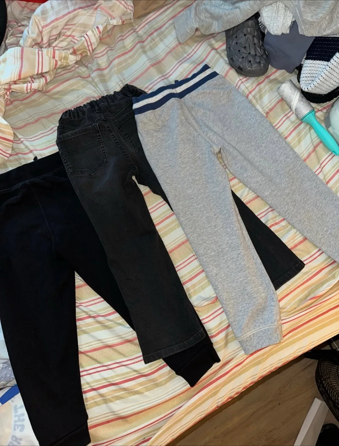 Kids' Pants Bundle - Black, Gray, Denim image indicator(2)