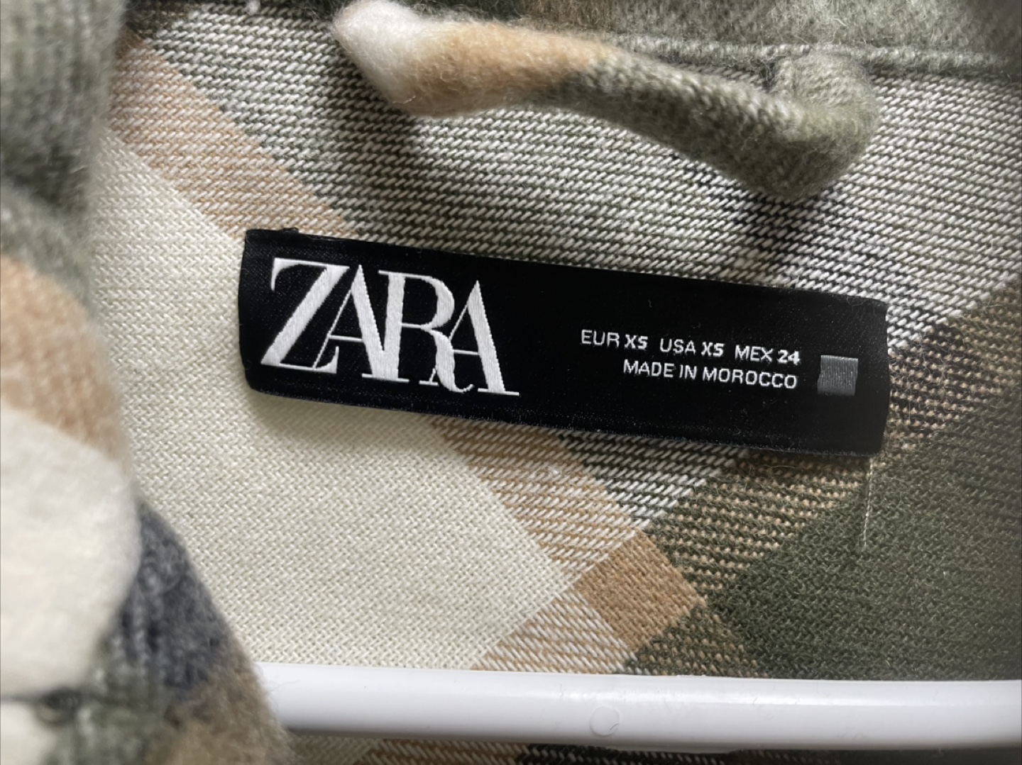 Zara Plaid Shacket - Size XS - photo 2