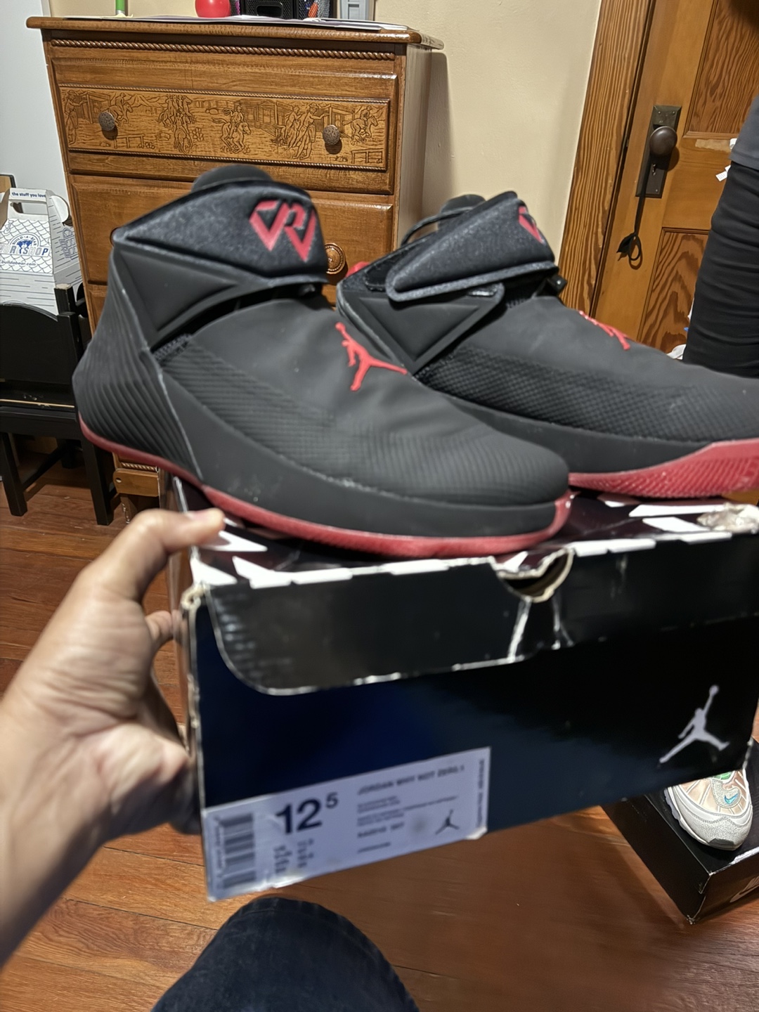 Jordan Why Not Zero.1 Black/Red Size 12.5 - photo 3