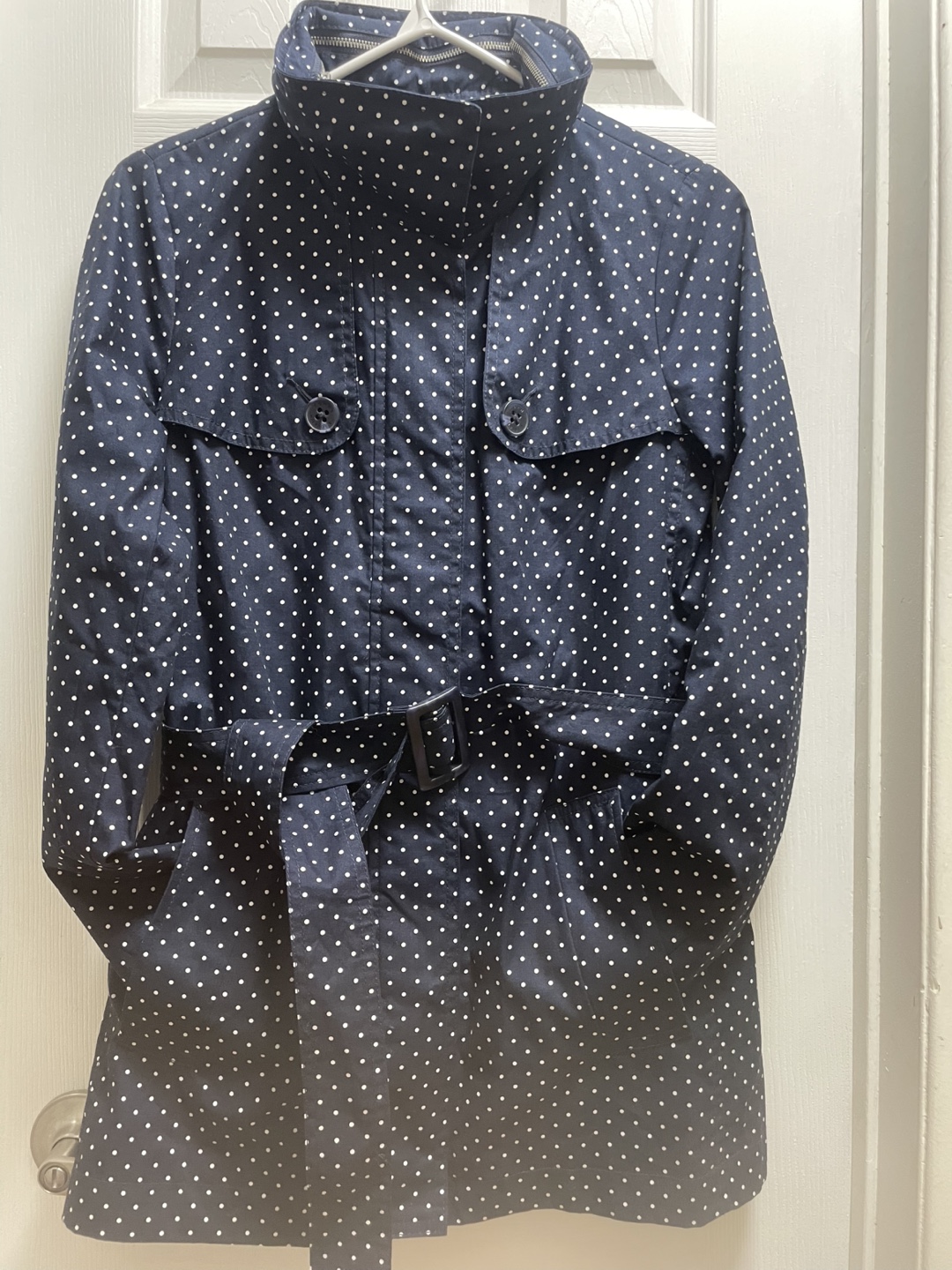 Tommy Hilfiger Polka Dot Coat - Size XS