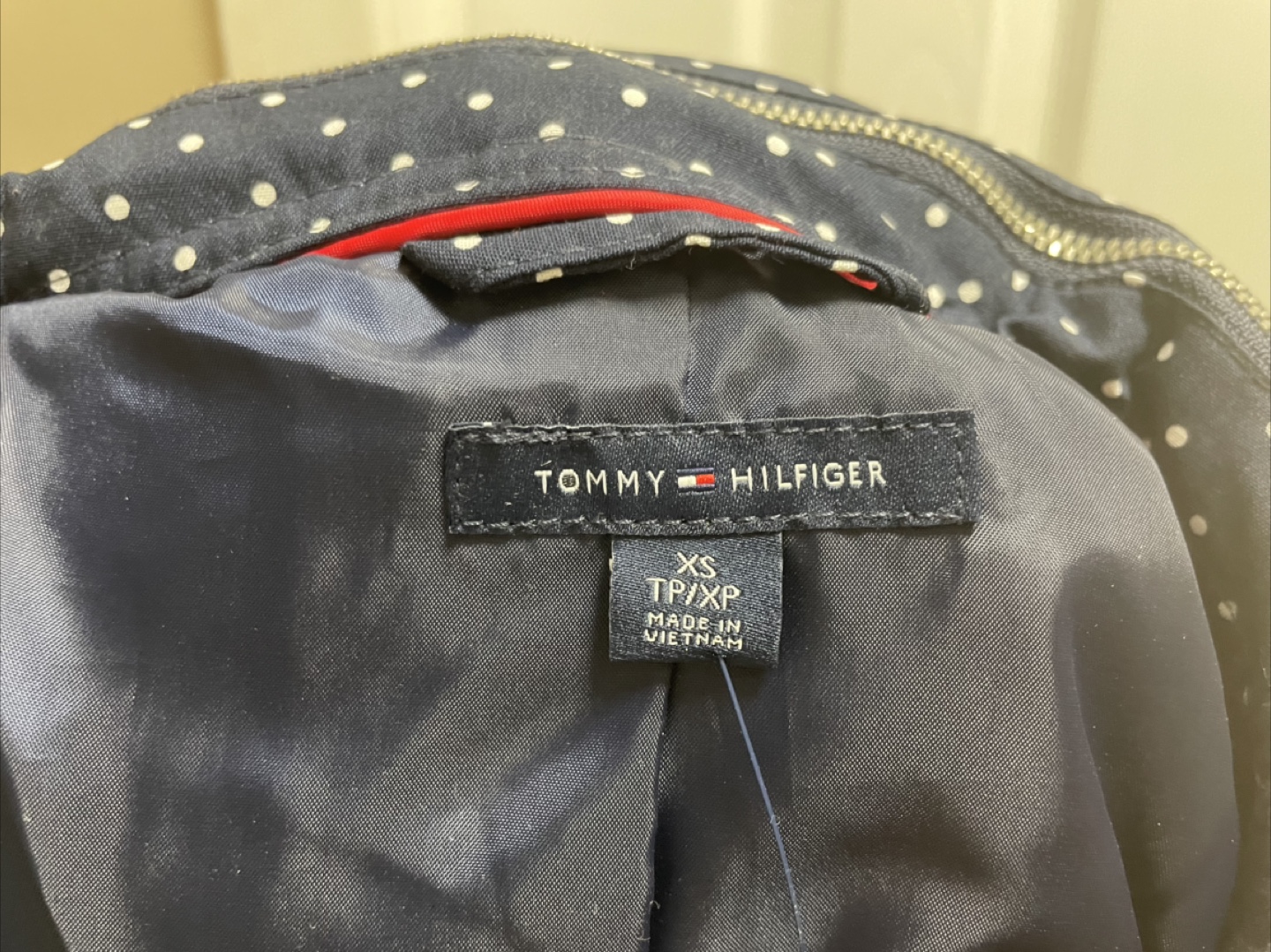 Tommy Hilfiger Polka Dot Coat - Size XS - photo 2