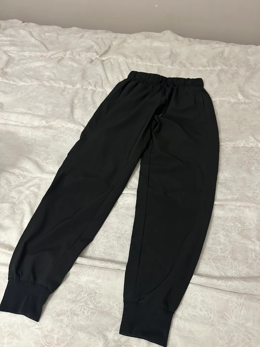 Athletic Works Black Joggers - Size XS thumbnail