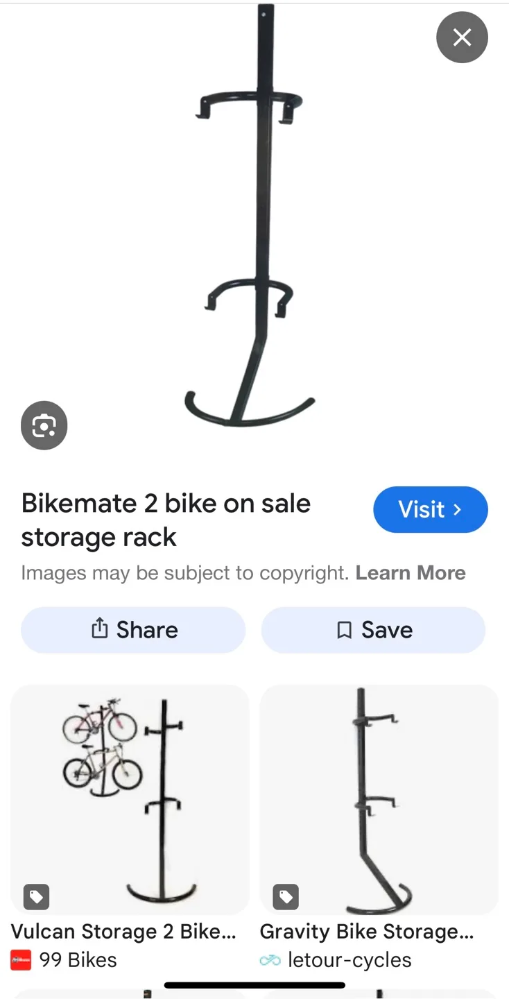 Bike Storage Rack - Holds Two Bikes image indicator(6)