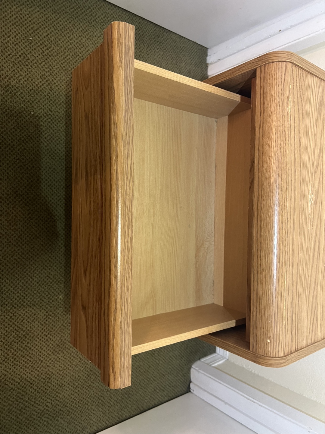 Wood 2-Drawer Bedside Table - photo 3
