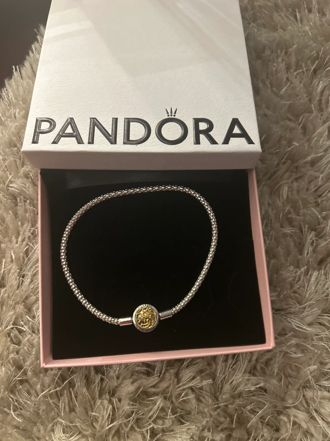 Pandora Silver Charm Bracelet with Box thumbnail