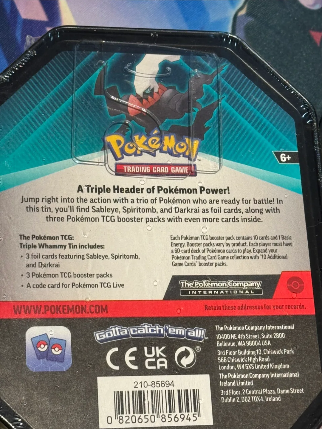 Pokemon 3 pack Tins image indicator(3)
