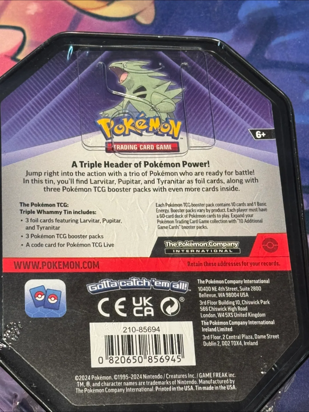 Pokemon 3 pack Tins image indicator(4)