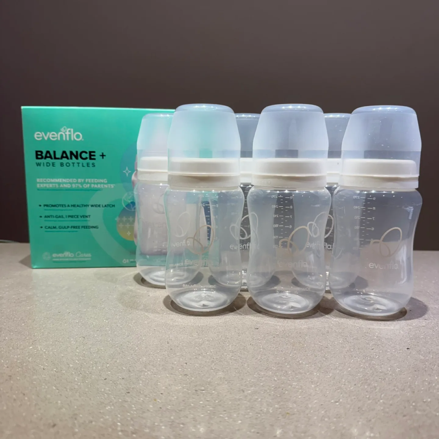 Evenflo Balance+ Wide Bottles (6) - New thumbnail