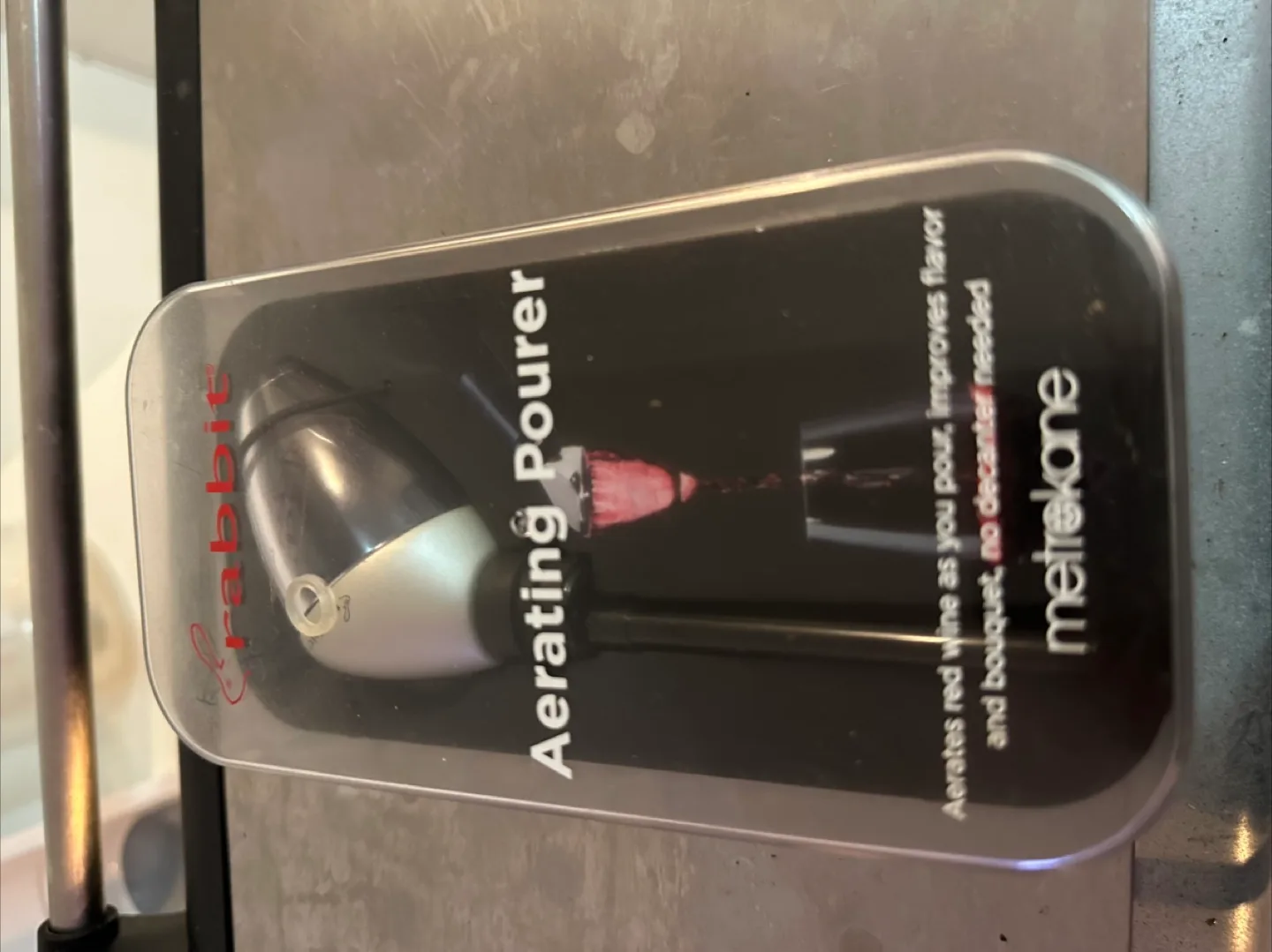 Rabbit Metrokane Aerating Pourer - New in Box! thumbnail