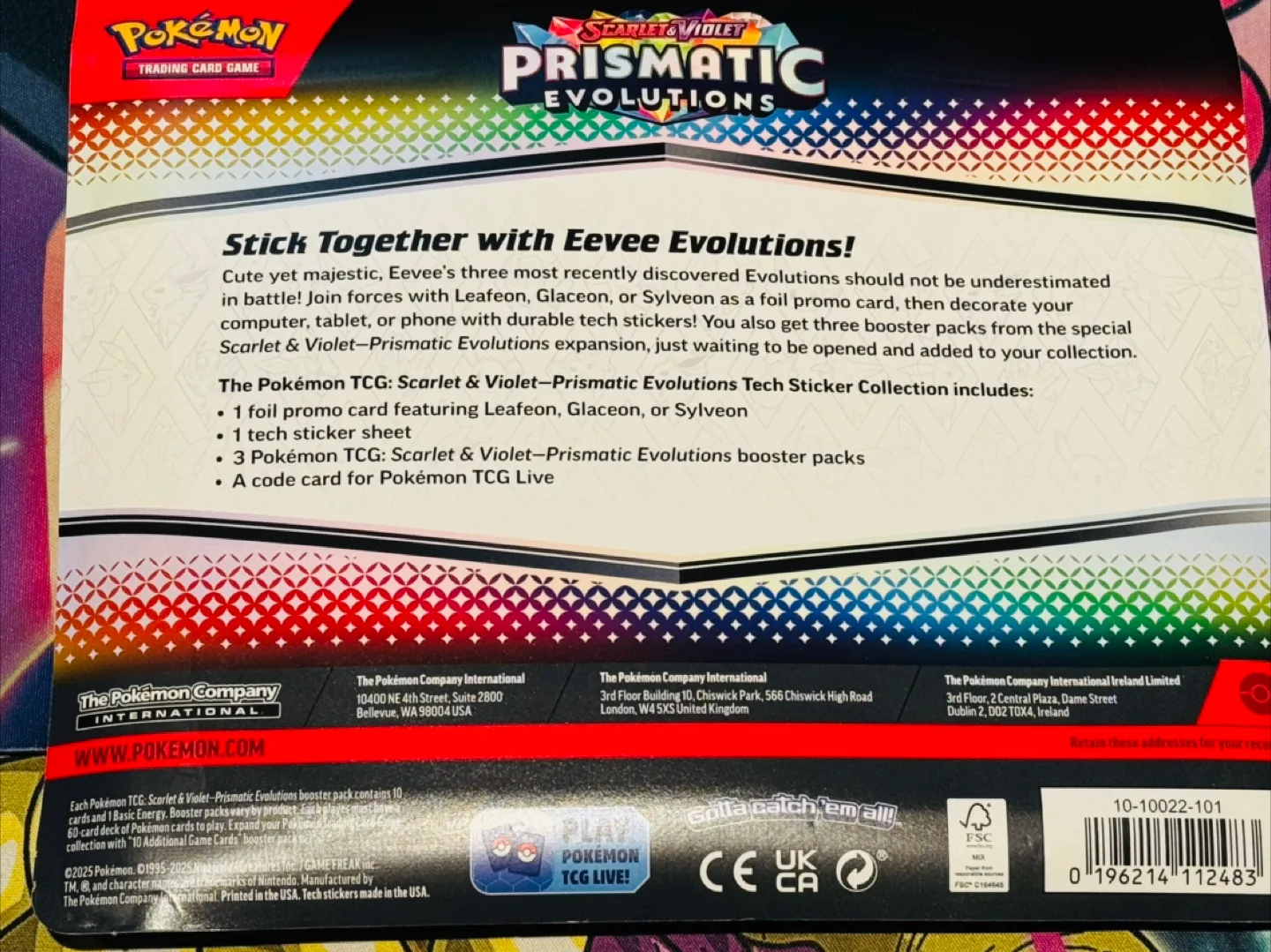 Pokemon Prismatic Evolutions 3 Pack image indicator(5)