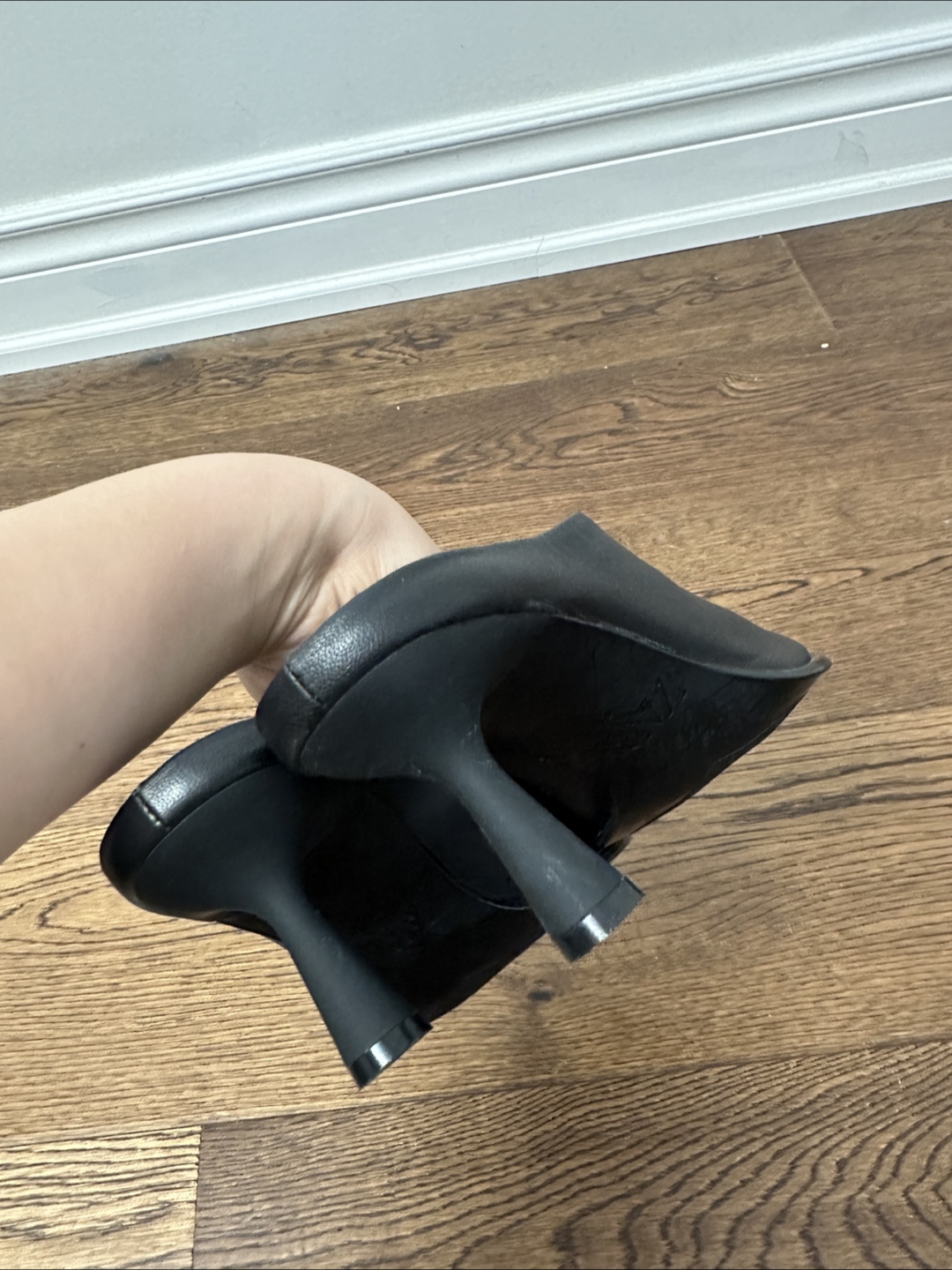 Zara Black Heel Sandals - Size 9 - photo 2