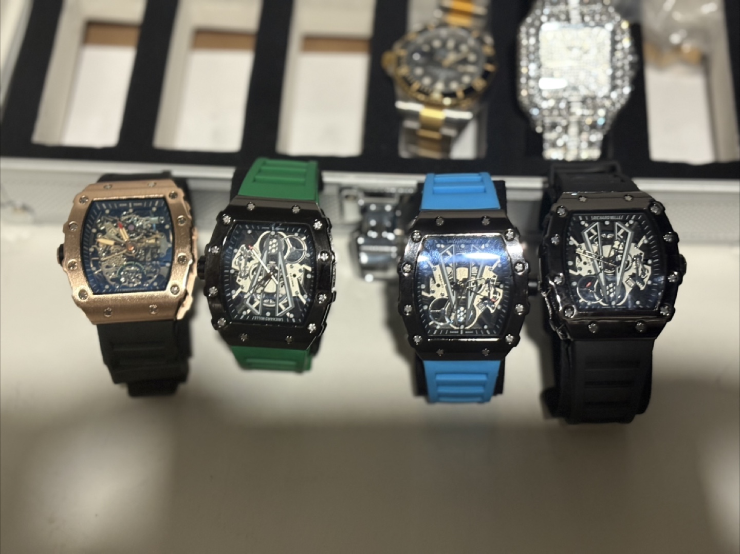 Richard Mille Style Watch - Blue - photo 2