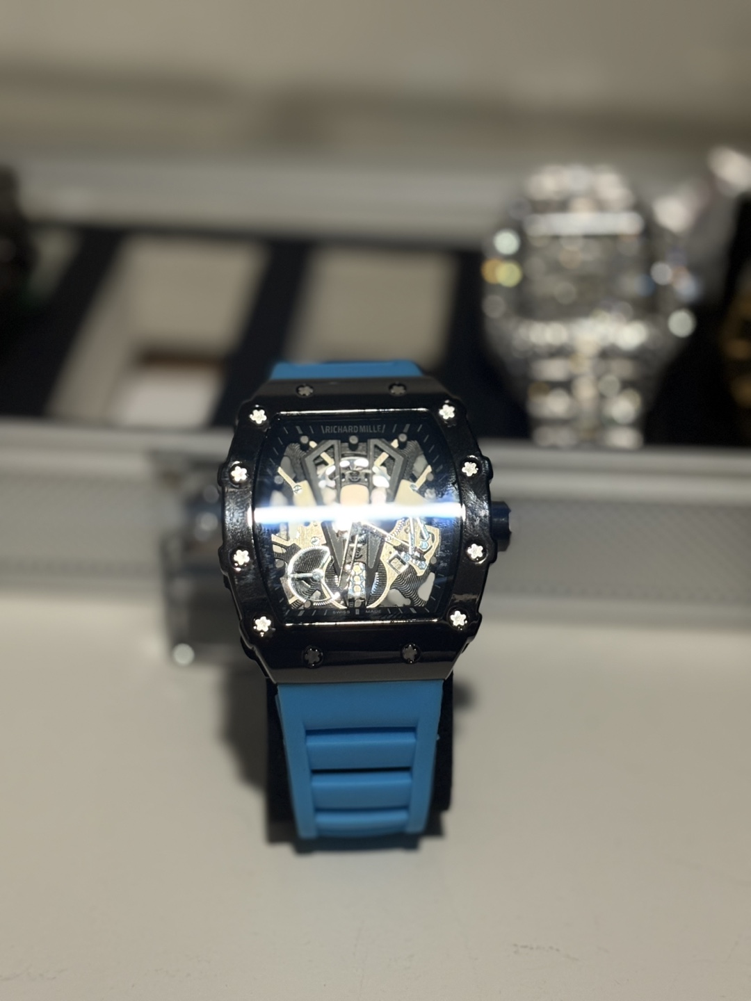 Richard Mille Style Watch - Blue - photo 3
