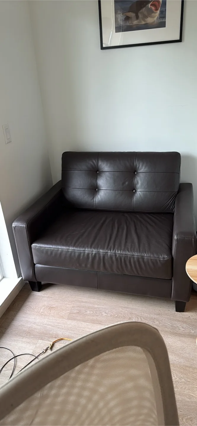 Brown Leather Armchair thumbnail