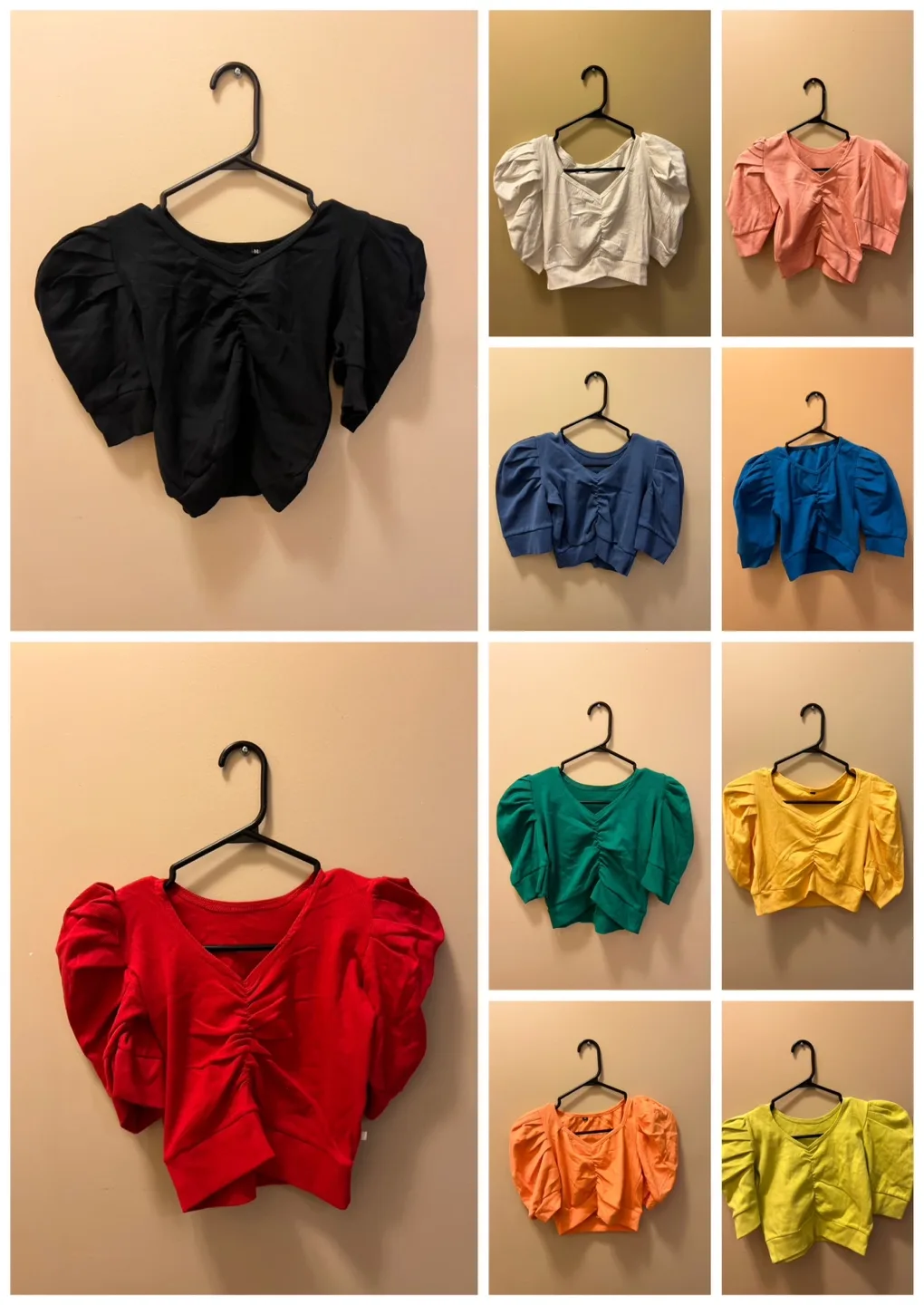 Puff Sleeve Cropped Top thumbnail