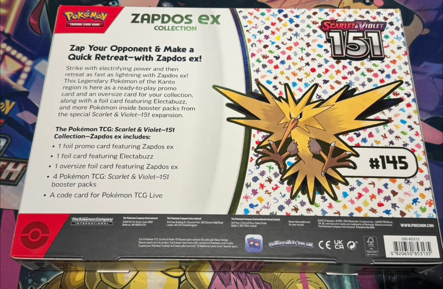 Pokemon 151 Zapdos Ex image indicator(2)