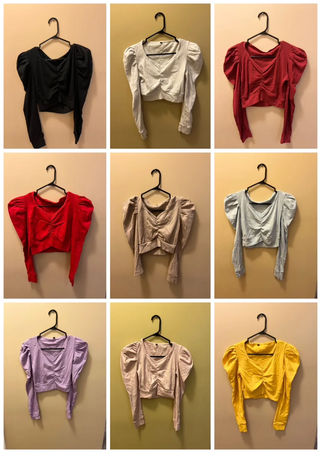 Puff Full Sleeve Crop Top thumbnail