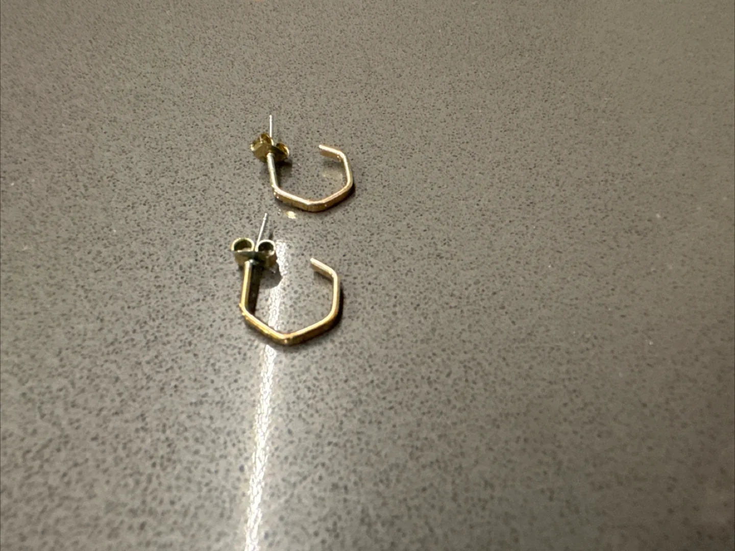 Golden Hoop Earrings thumbnail