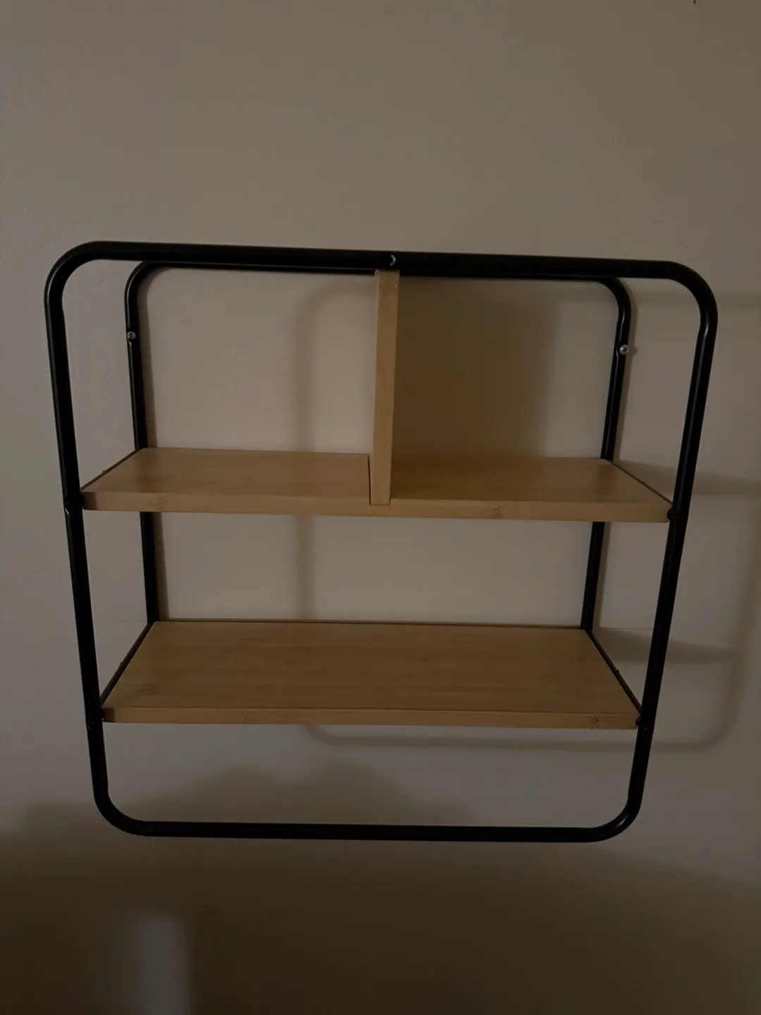 Japandi Black & Wood Wall Shelf thumbnail