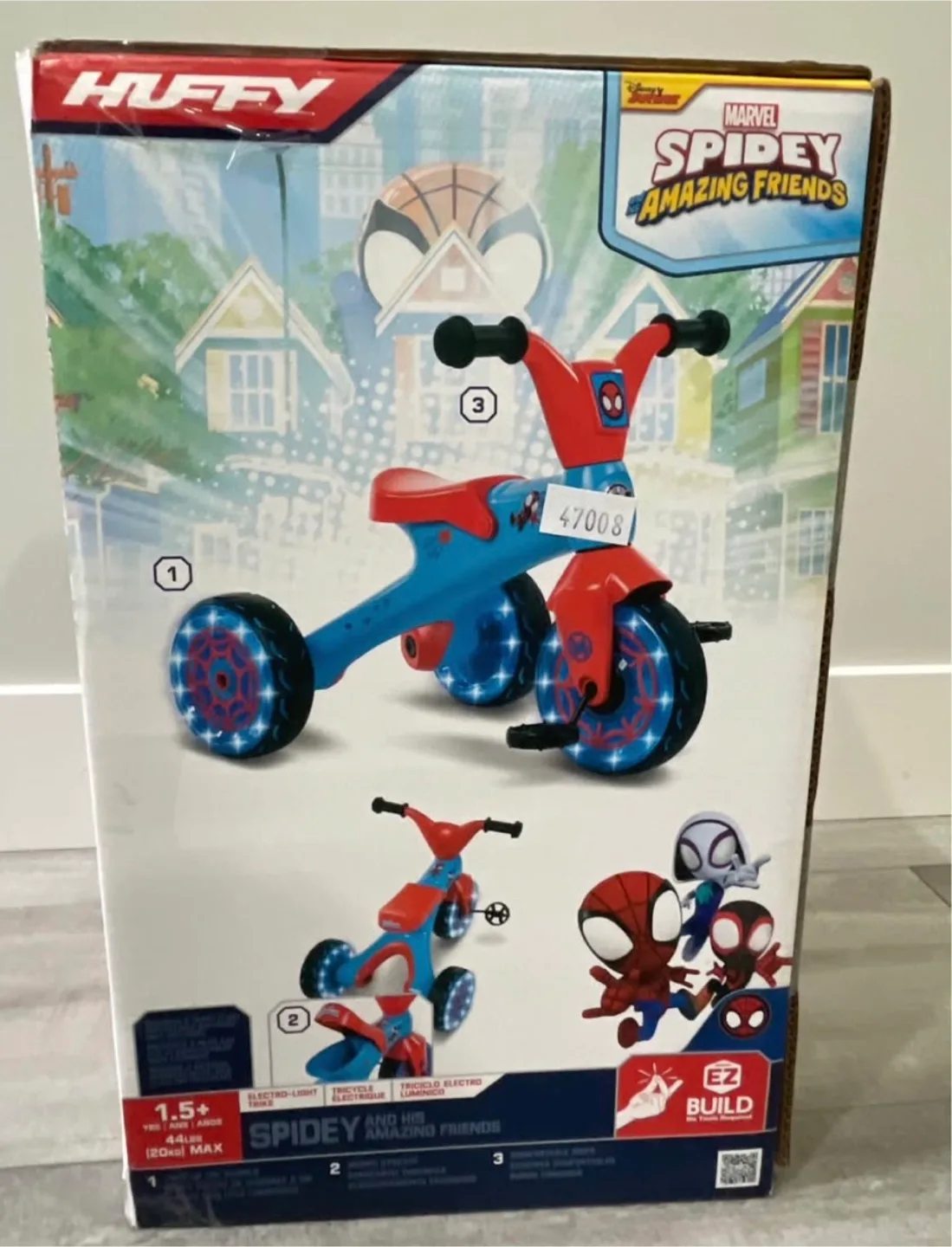 Huffy Marvel Spidey Amazing Friends Tricycle thumbnail