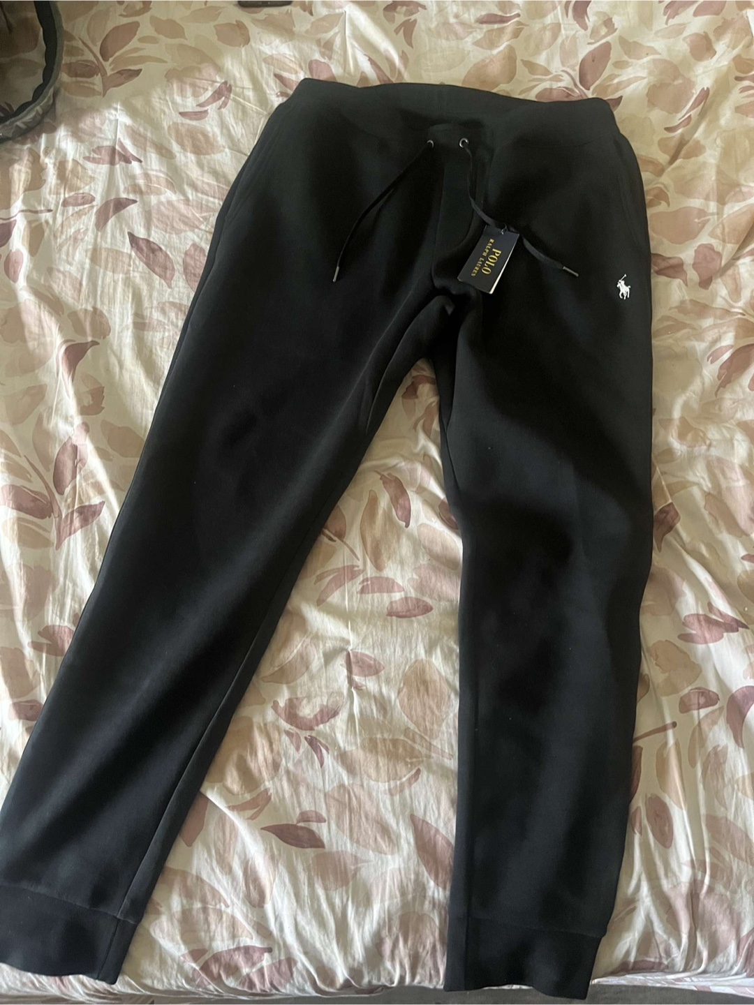 Polo Ralph Lauren Black Joggers - Size M