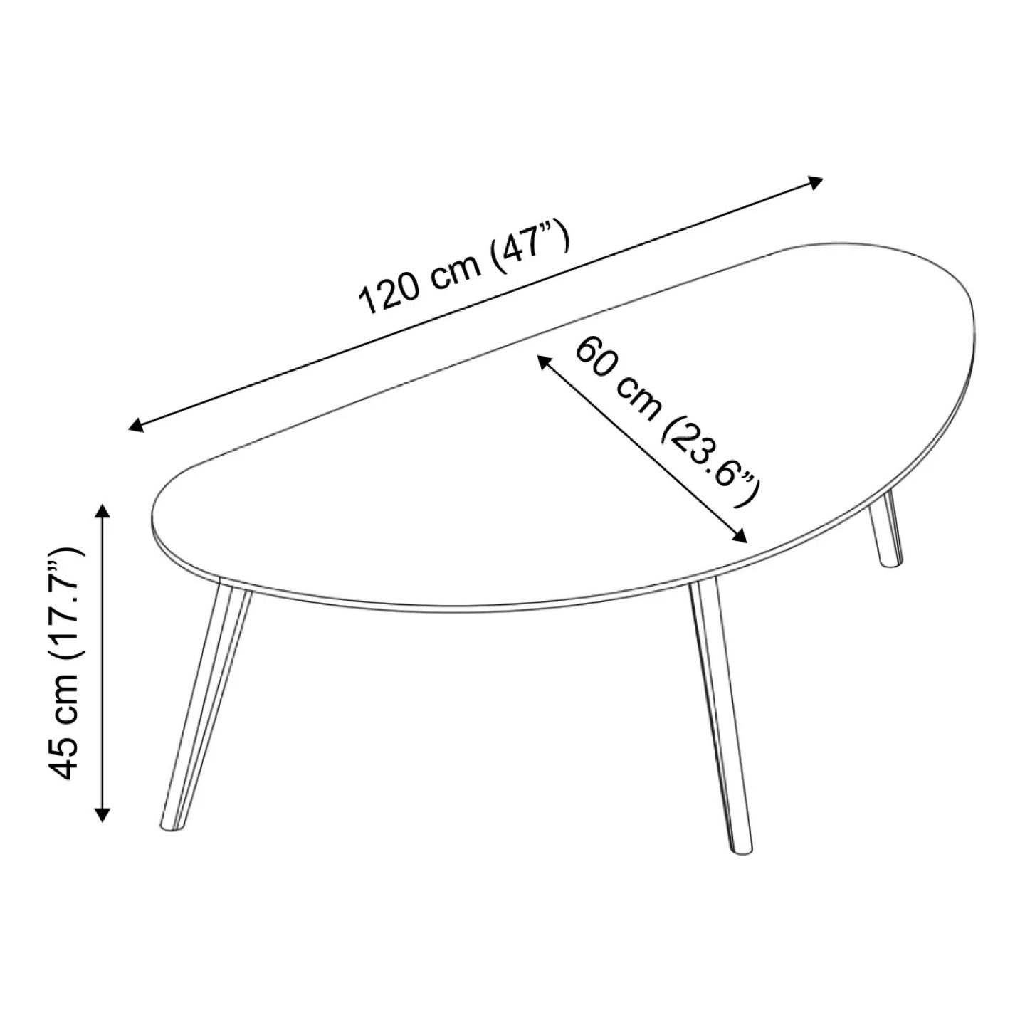 Used JYSK LEJRE V3 Coffee table - photo 4