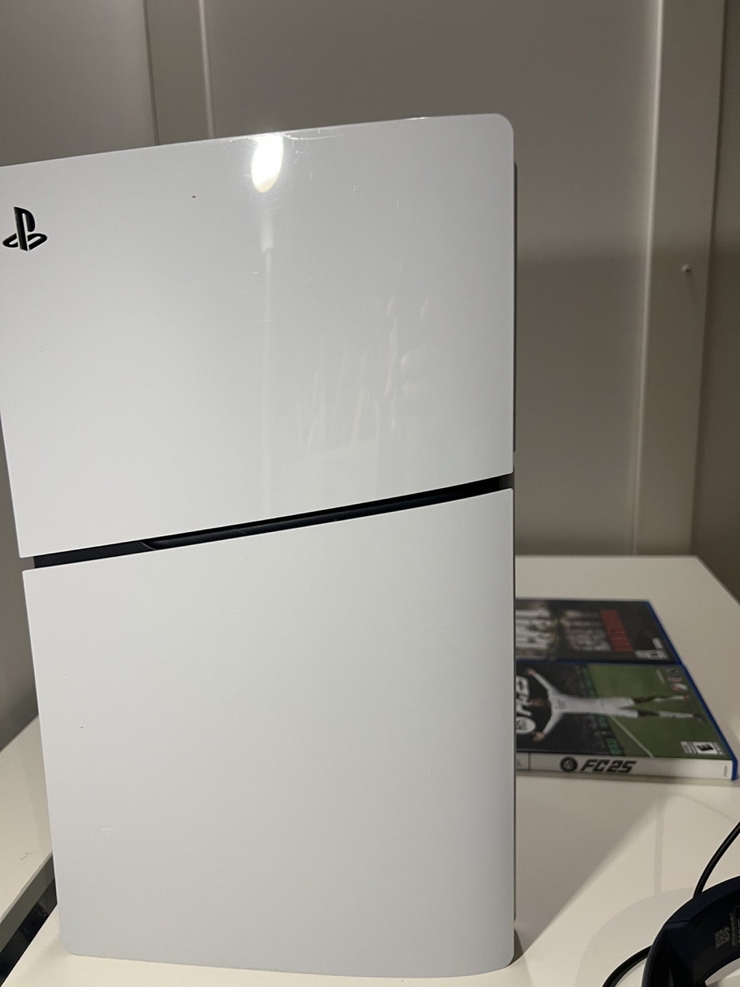 1TB PS5 Disc and 2 Controllers + 2 Games and Headset For Sale. - photo 5