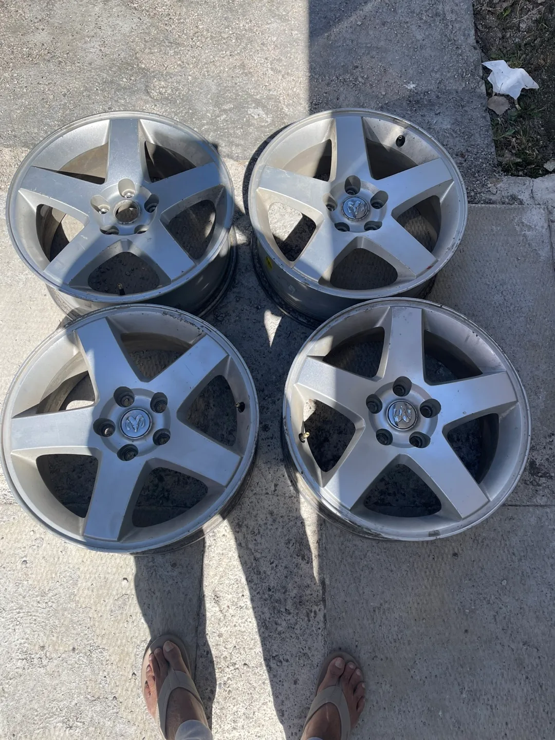 Set of 4 Dodge Ram Wheels thumbnail