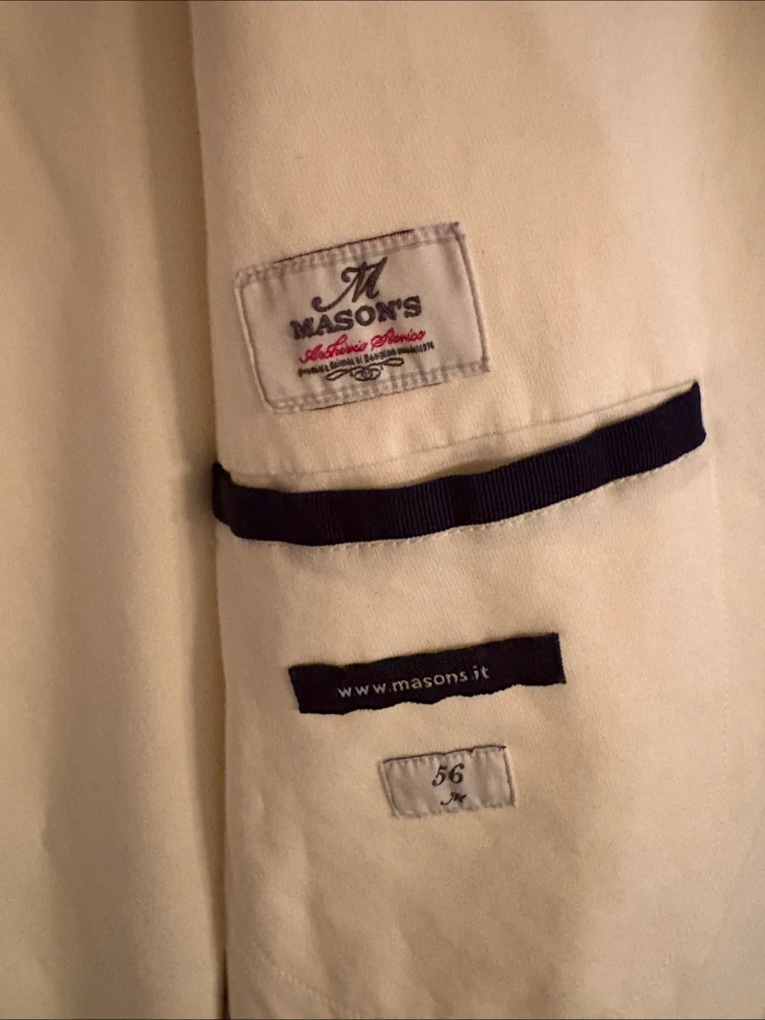 Mason's White Blazer - Size 2xl image indicator(6)