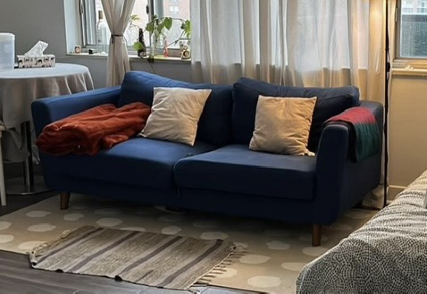 Blue Sofa/2seat couch