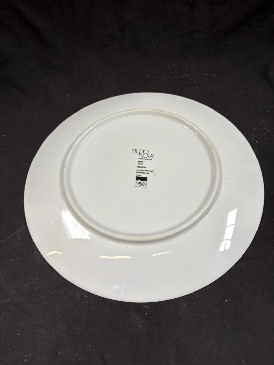 Studio Nova Platter - White with Blue Trim image indicator(3)