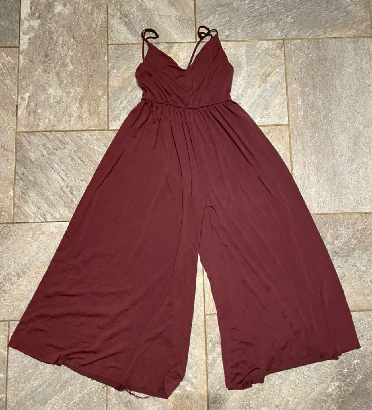 Streetwear Society Maroon Jumpsuit - Size Small thumbnail