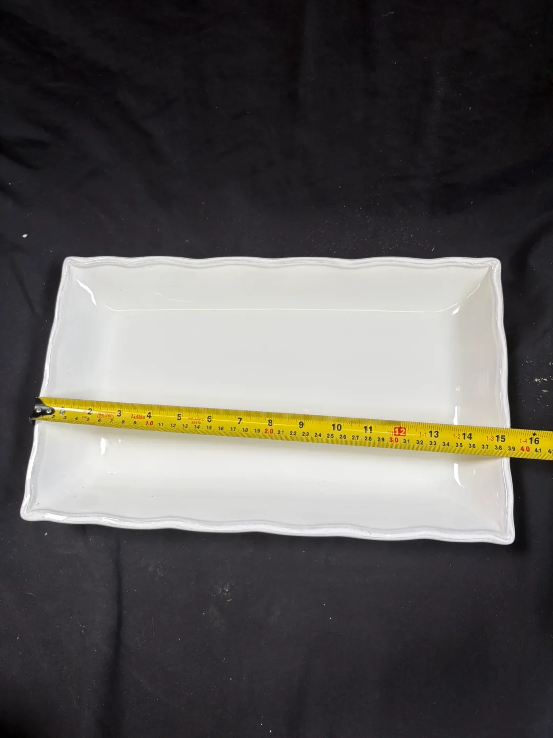 Rectangular White Serving Tray image indicator(9)