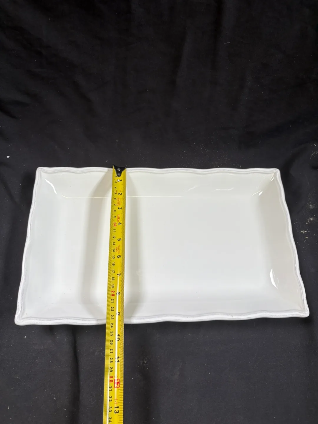 Rectangular White Serving Tray image indicator(8)