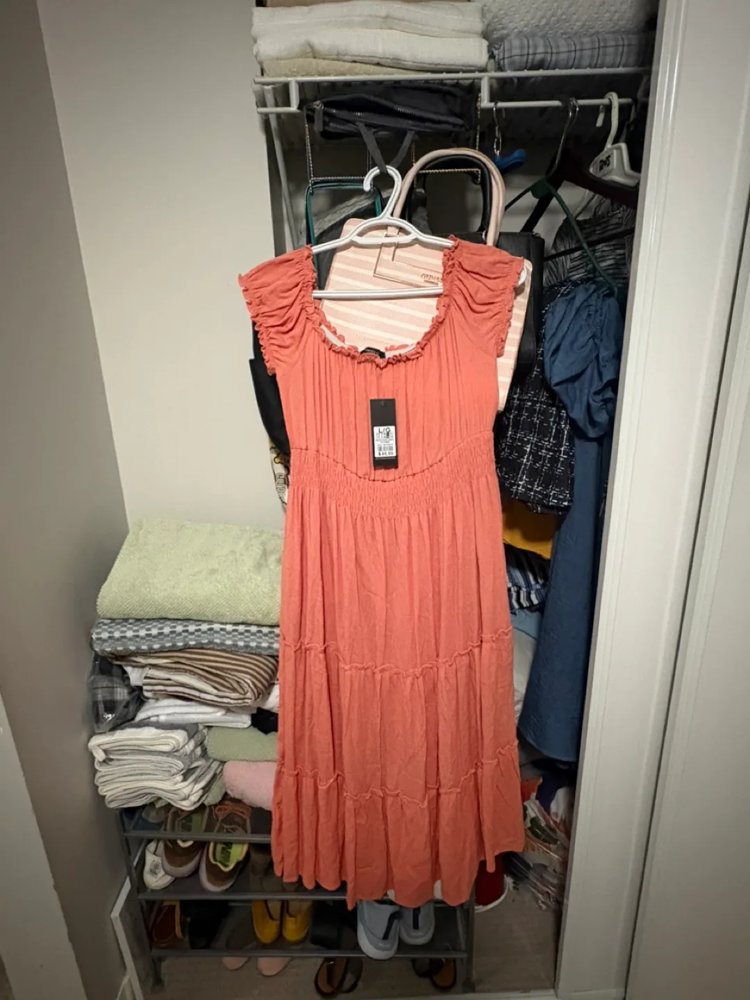 New George L/G Coral Dress thumbnail