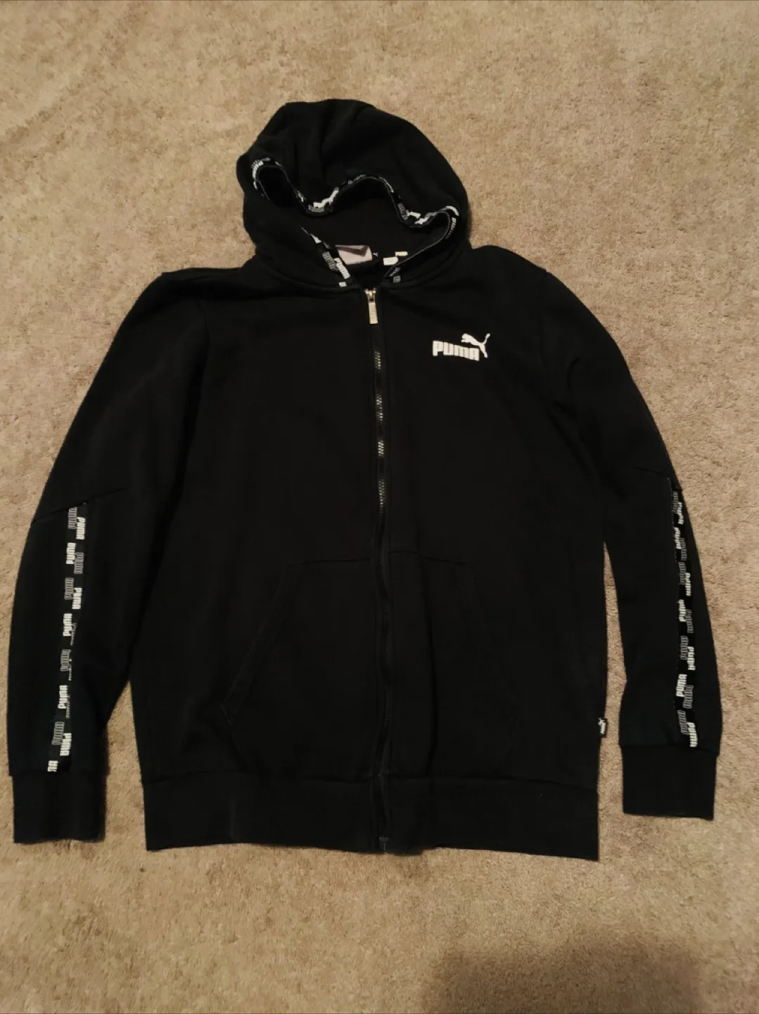 Men PUMA Full Zip Up Hooded Sweater thumbnail