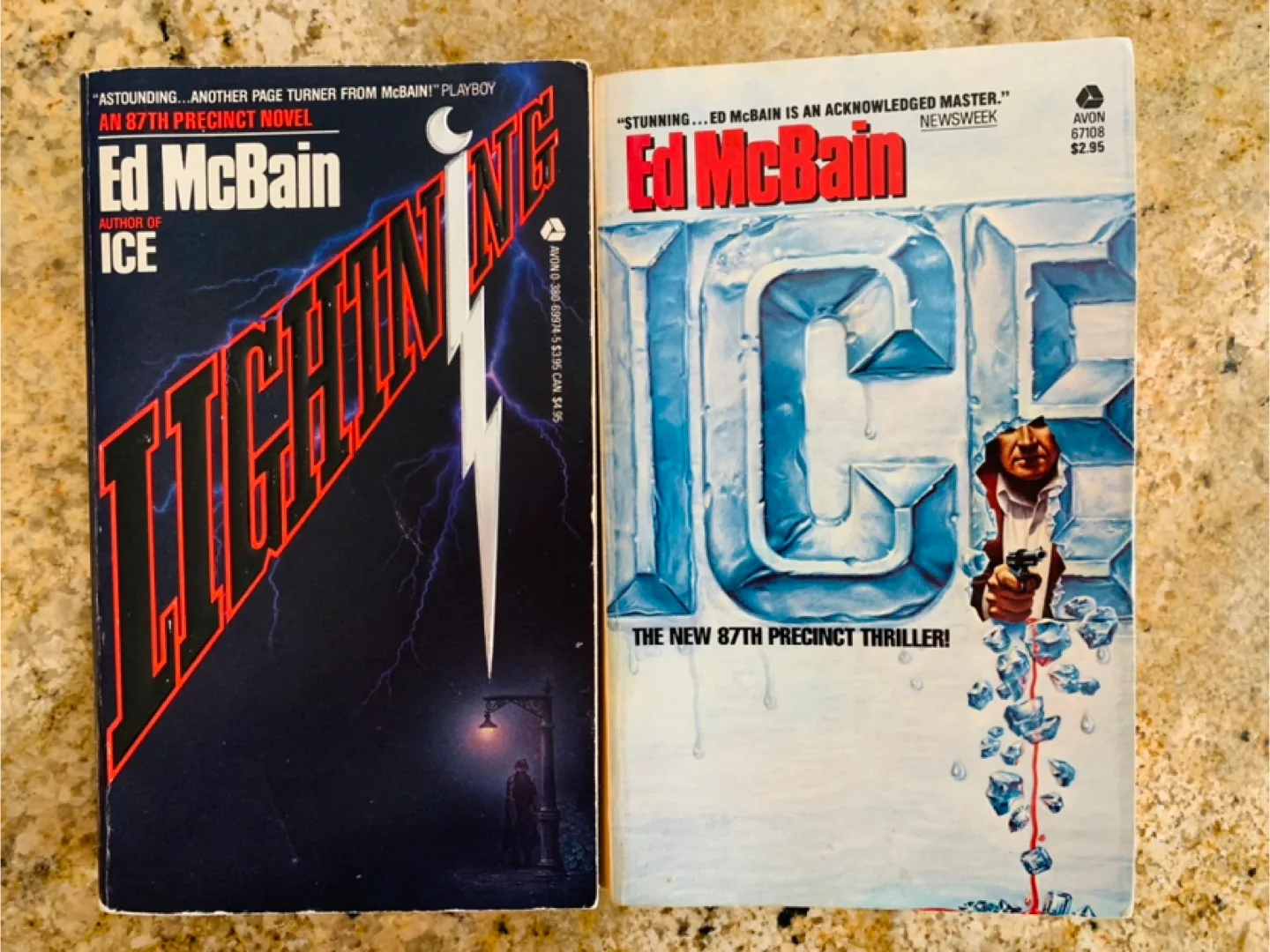 Books - Ed McBain Ice and Lightning (both as a set) thumbnail