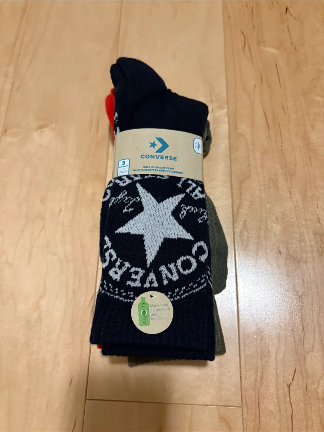 Converse Half Cushion Crew Socks - 3 Pairs thumbnail
