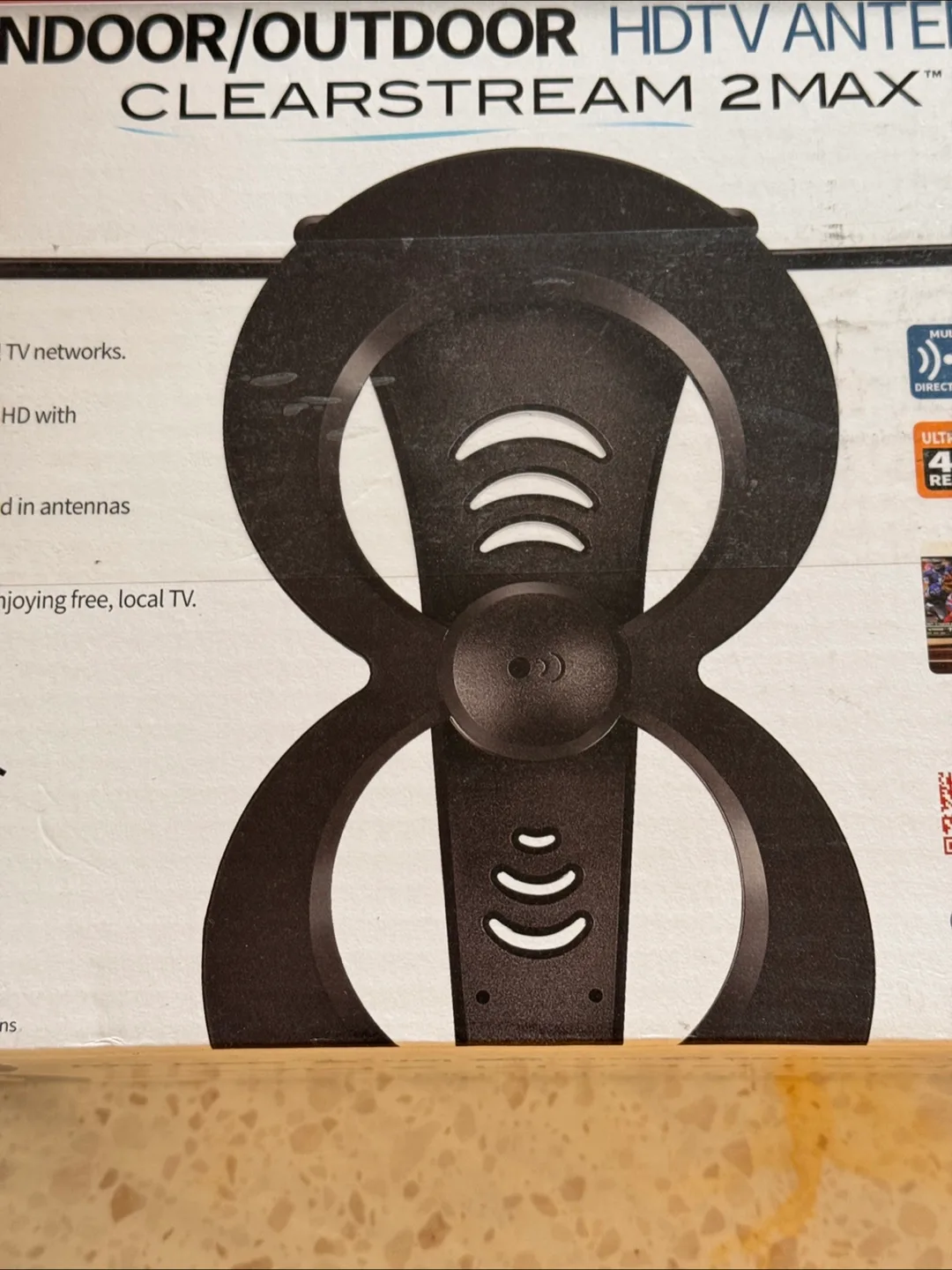 Antennas Direct ClearStream 2MAX HDTV Antenna image indicator(4)