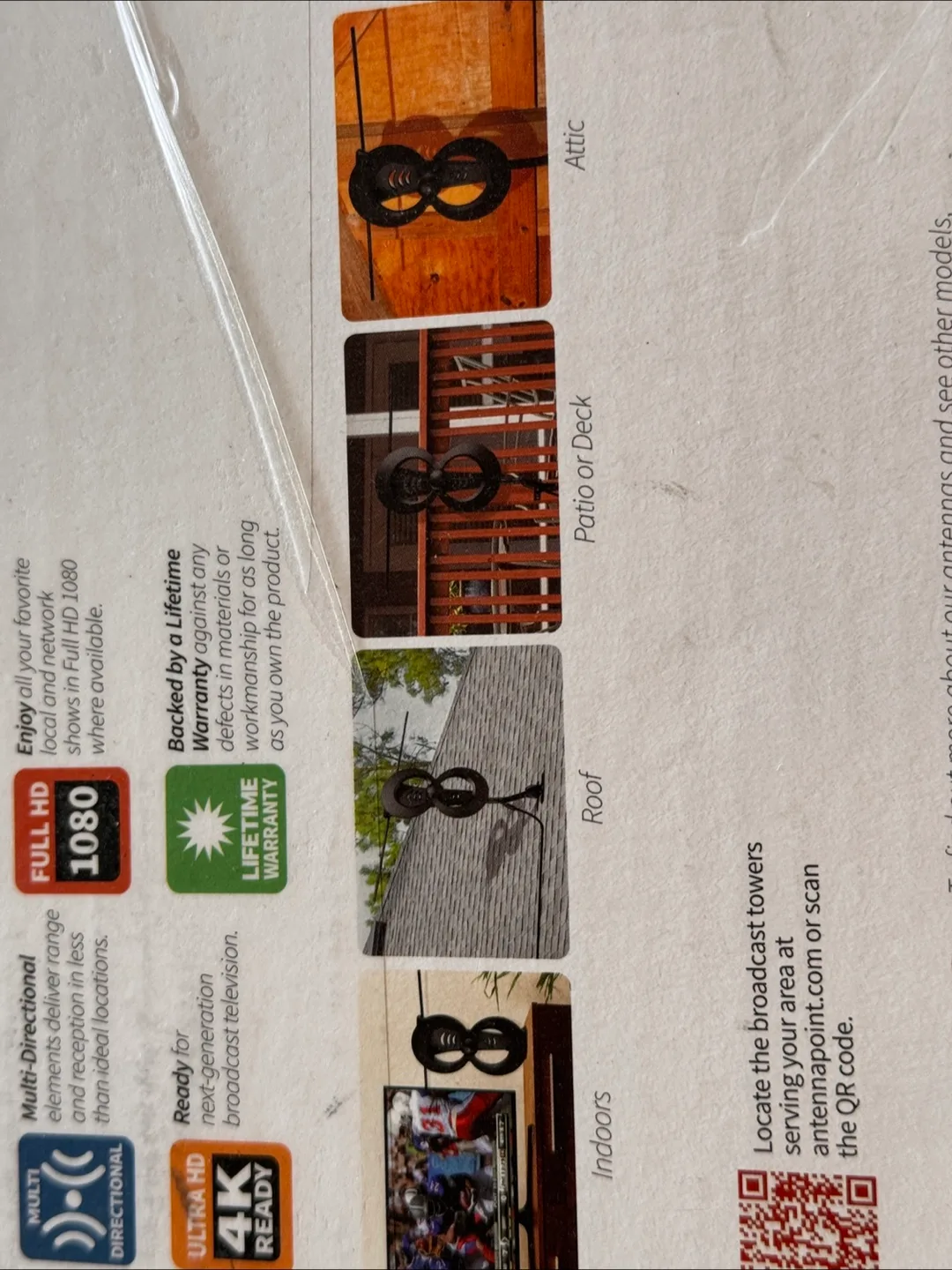 Antennas Direct ClearStream 2MAX HDTV Antenna image indicator(7)