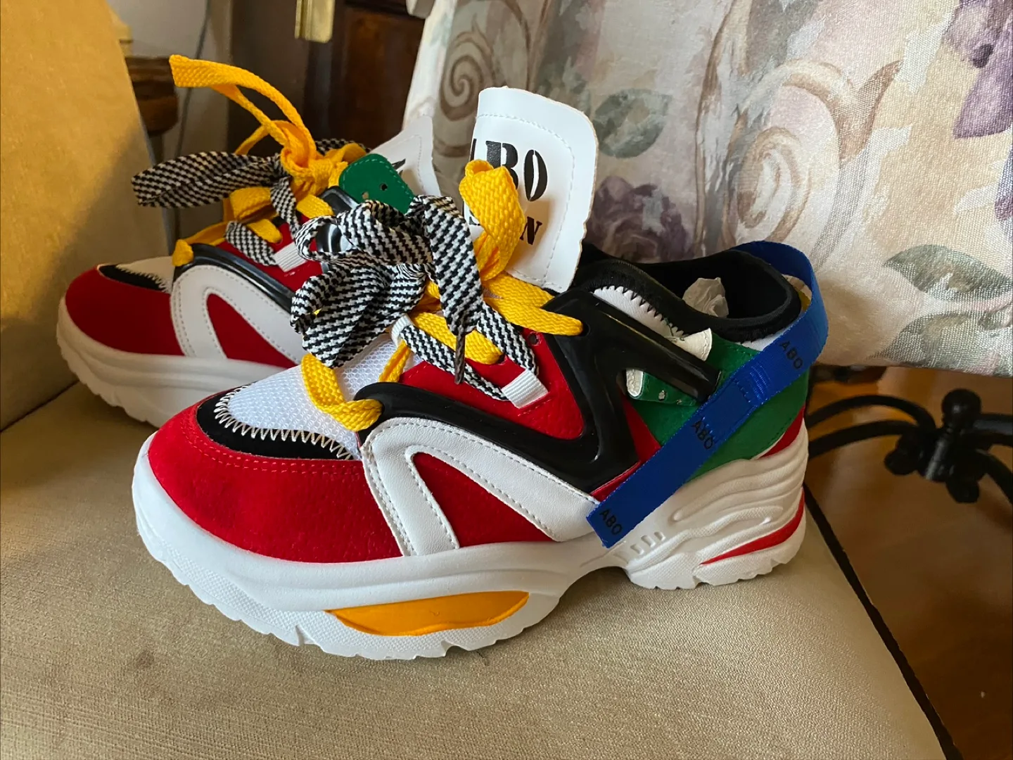 ABO Colourful Fashion Sneakers 6.5 thumbnail