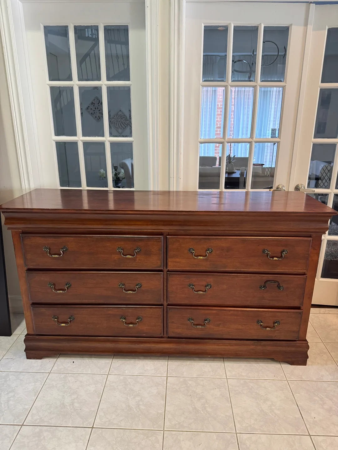 Wood Dresser - 68 inches long thumbnail