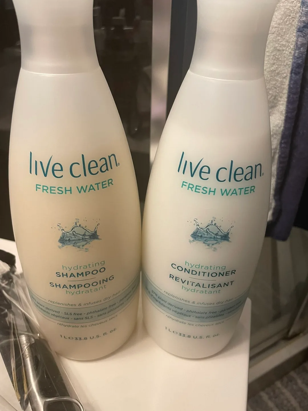 Live Clean Fresh Water Shampoo & Conditioner Set thumbnail