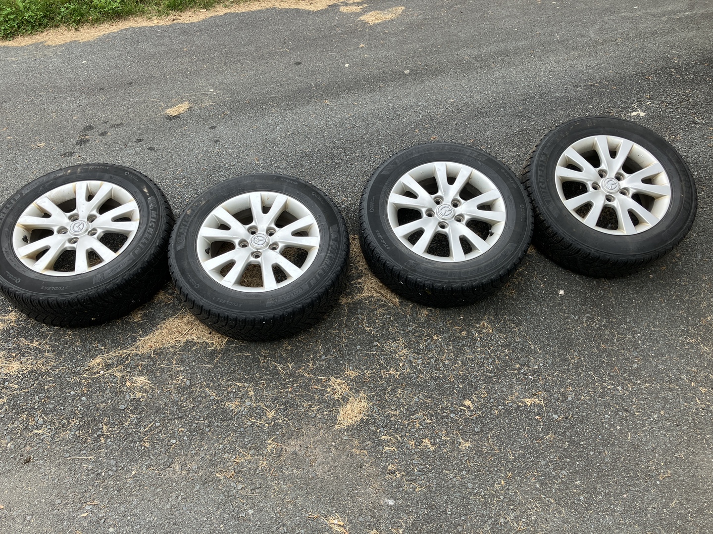 Mazda Rims with Michelin X-Ice Snow Tires 215/60R16