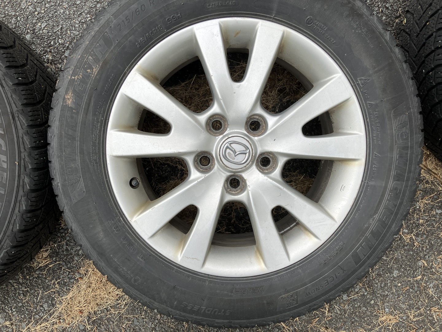 Mazda Rims with Michelin X-Ice Snow Tires 215/60R16 - photo 2